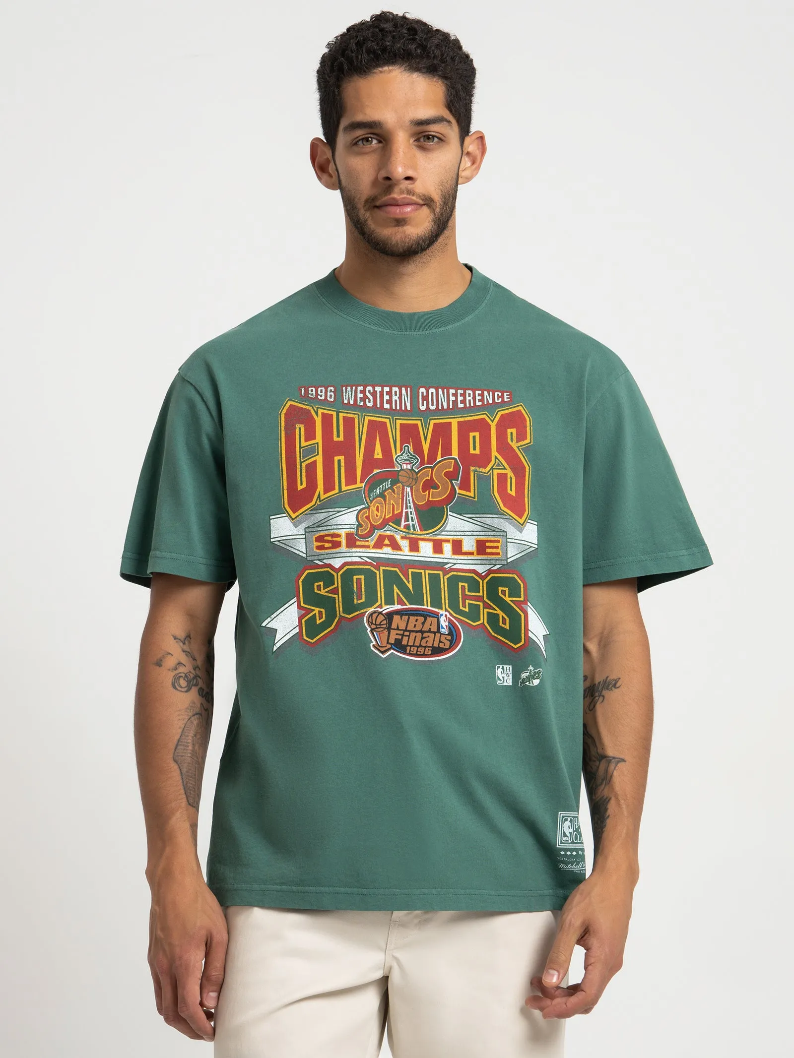 1996 Western Conference Champs T-Shirt in Green