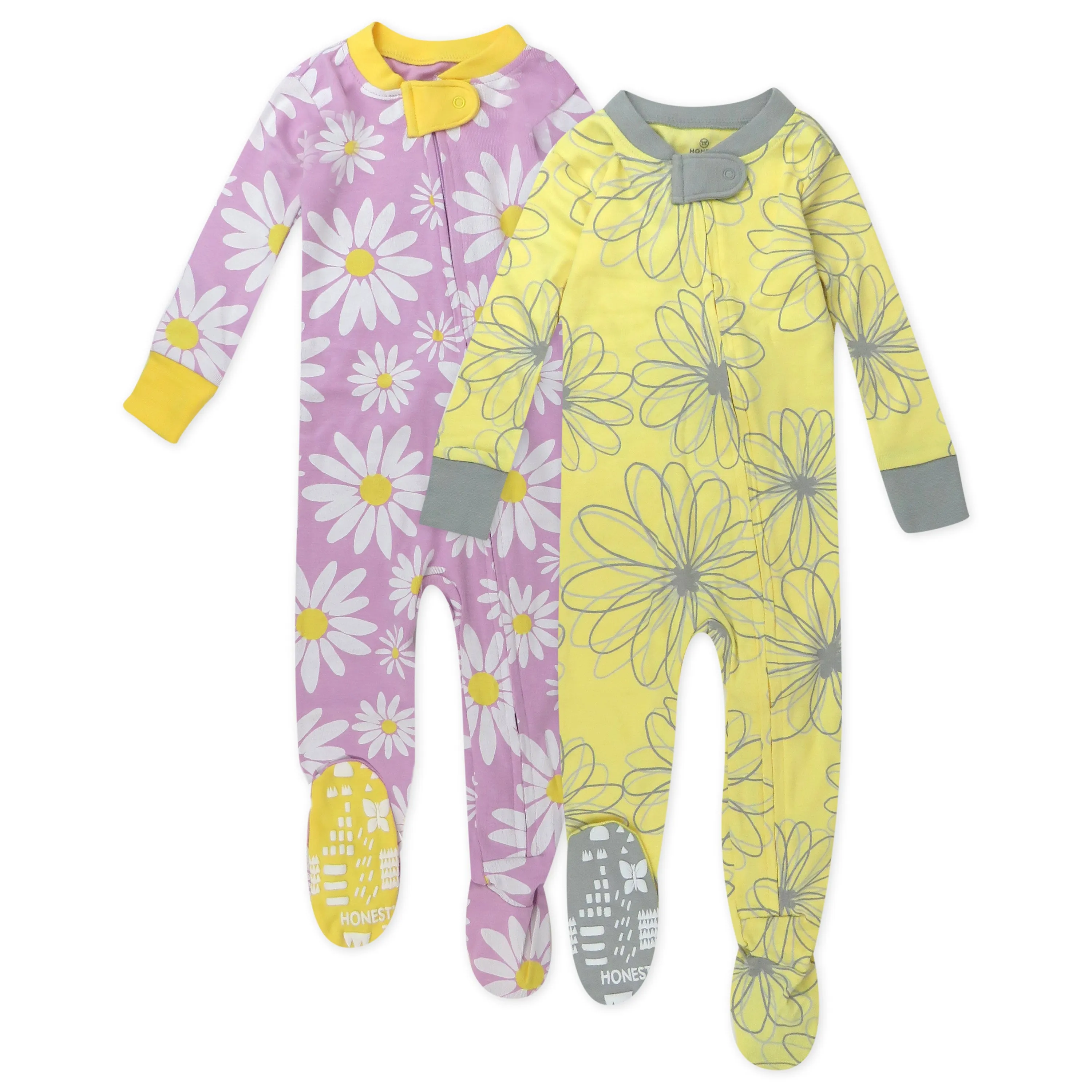 2-Pack Organic Cotton Snug-Fit Footed Pajama