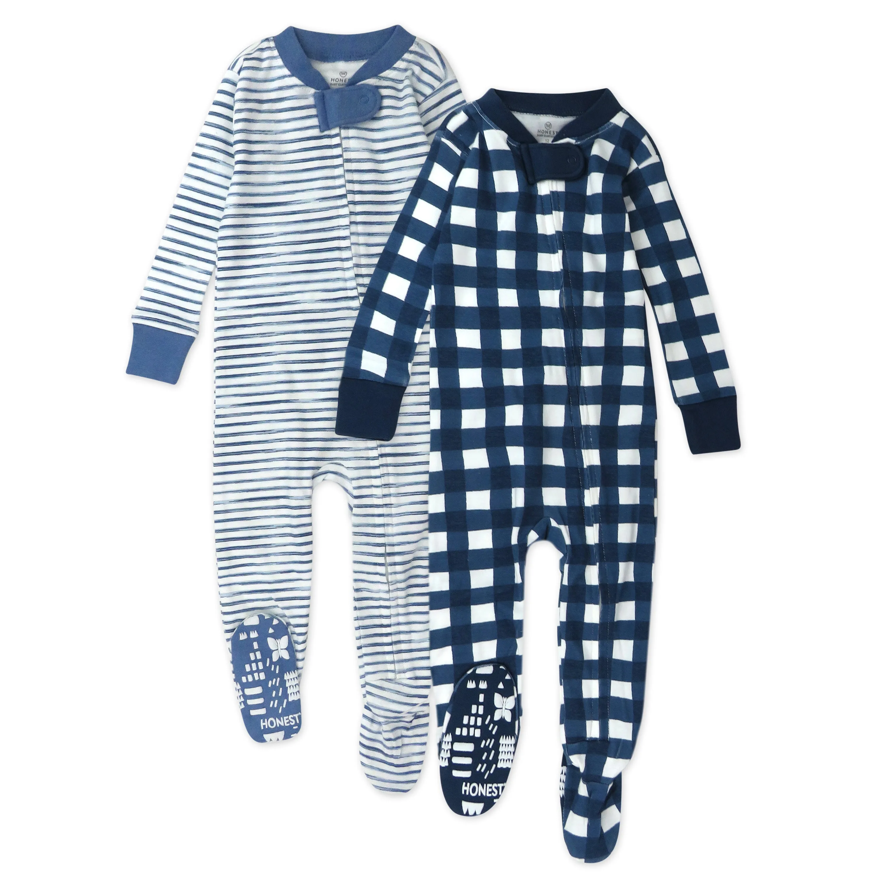 2-Pack Organic Cotton Snug-Fit Footed Pajama