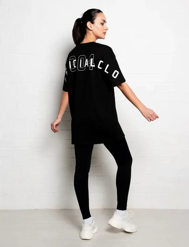 304 Women's Official T-Shirt Black (Oversized)