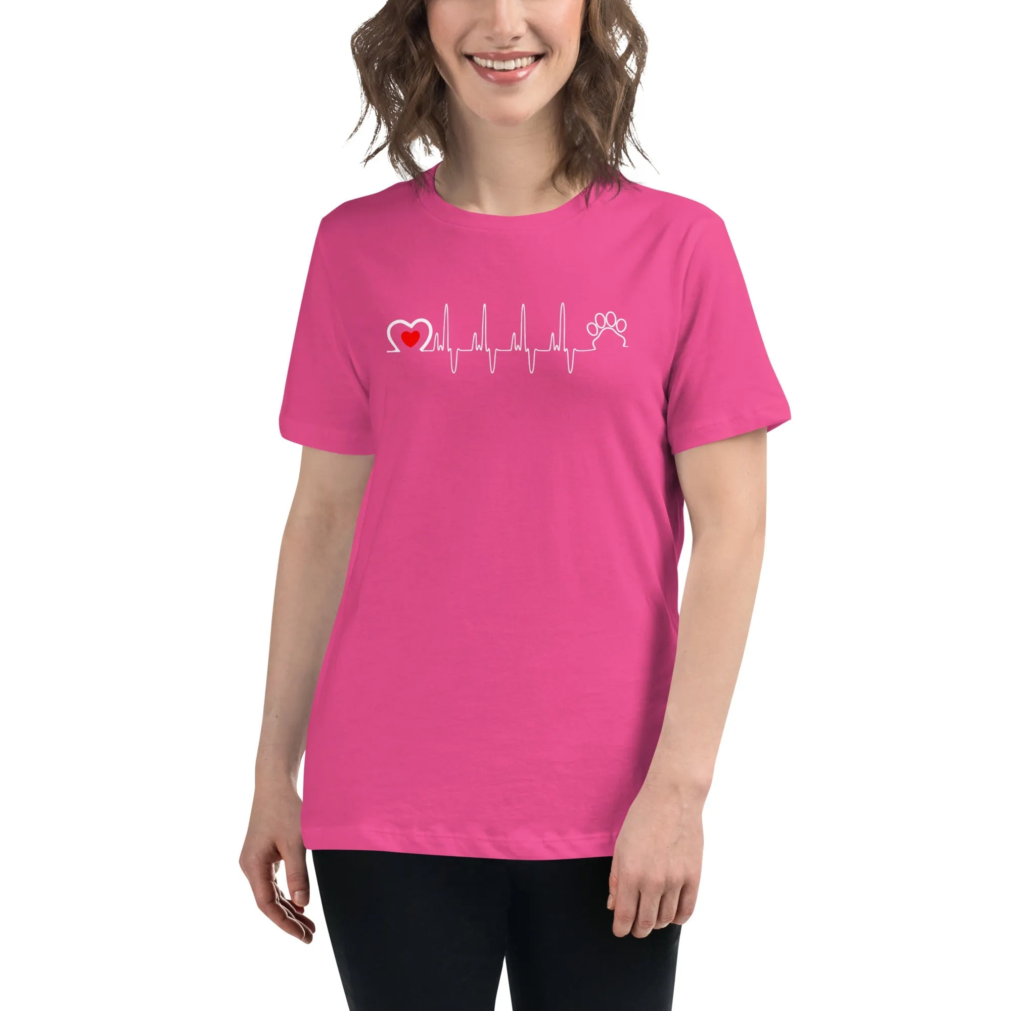 Animal Love Beat Women's Relaxed T-Shirt