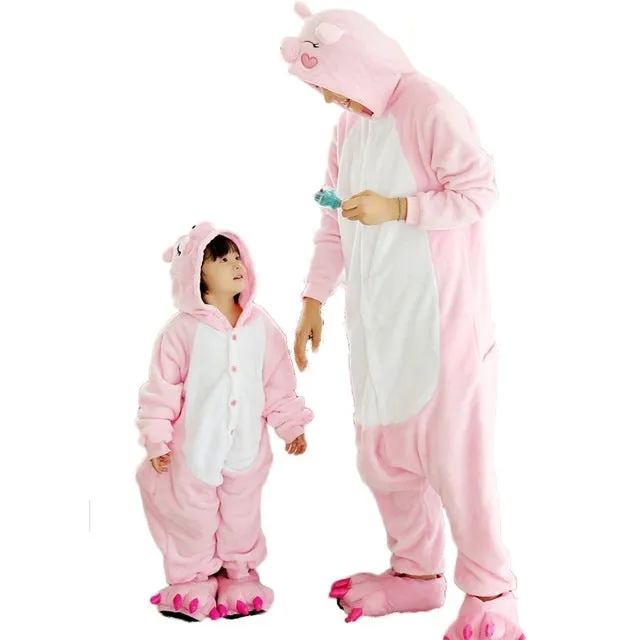 Animal Onesie Women Pajamas Stitch Unicorn Pajamas Onesie Adult Pajama Sets Cartoon Winter Flannel Warm Pyjamas Women