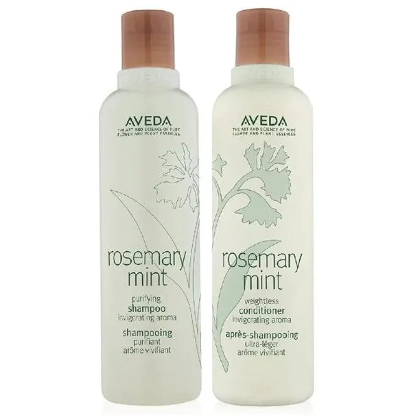 Aveda Rosemary Mint Purifying Shampoo & Weightless Conditioner 8.5 oz SET