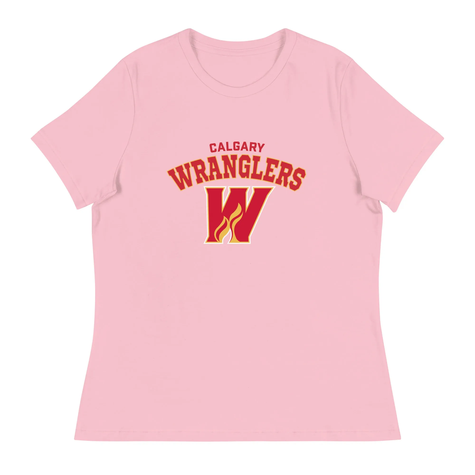 Calgary Wranglers Women's Arch Relaxed T-Shirt