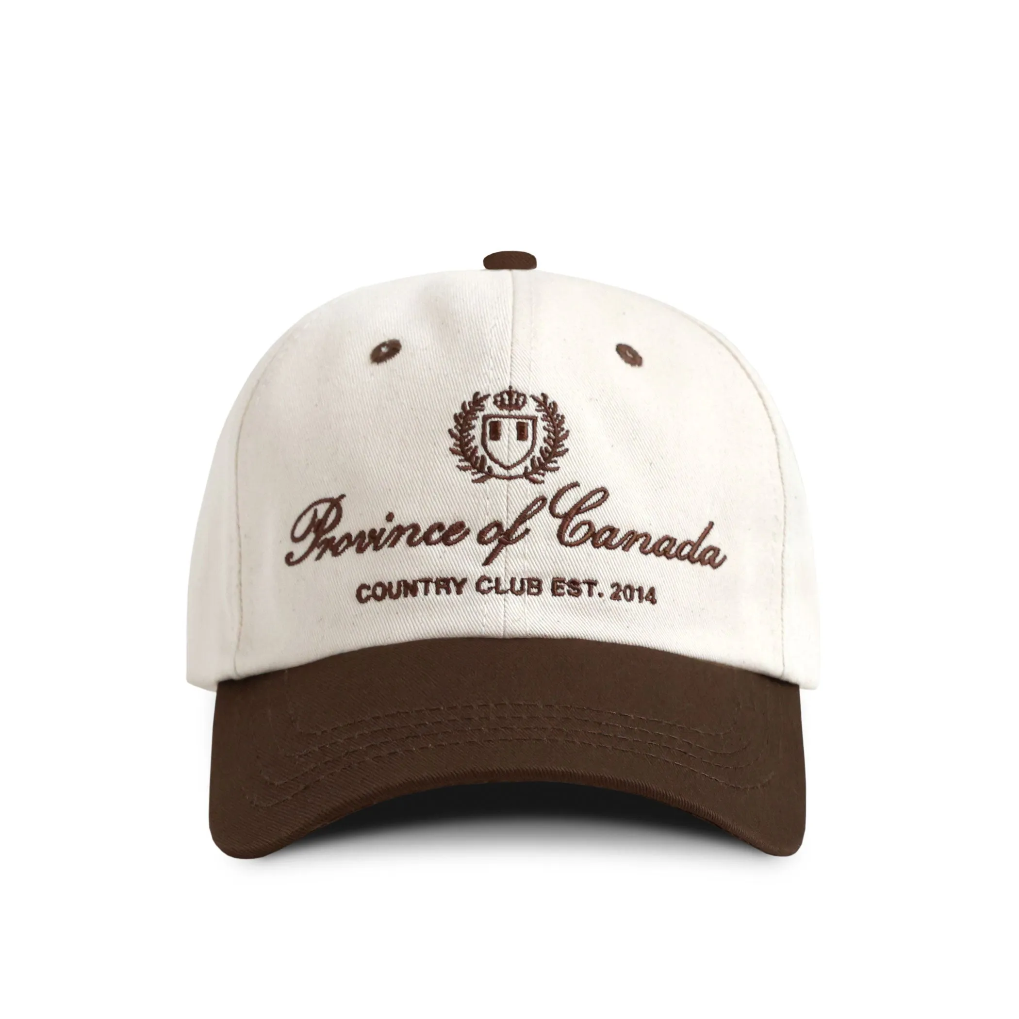 Country Club Baseball Hat Natural Brown