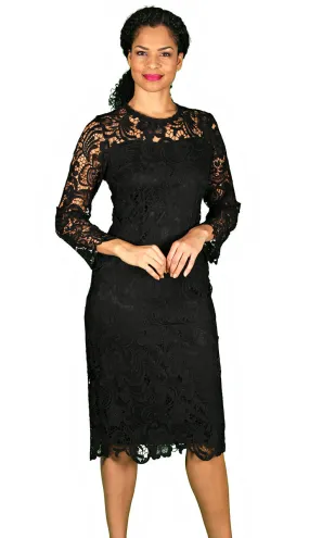 Diana Couture Dress 7069-Black