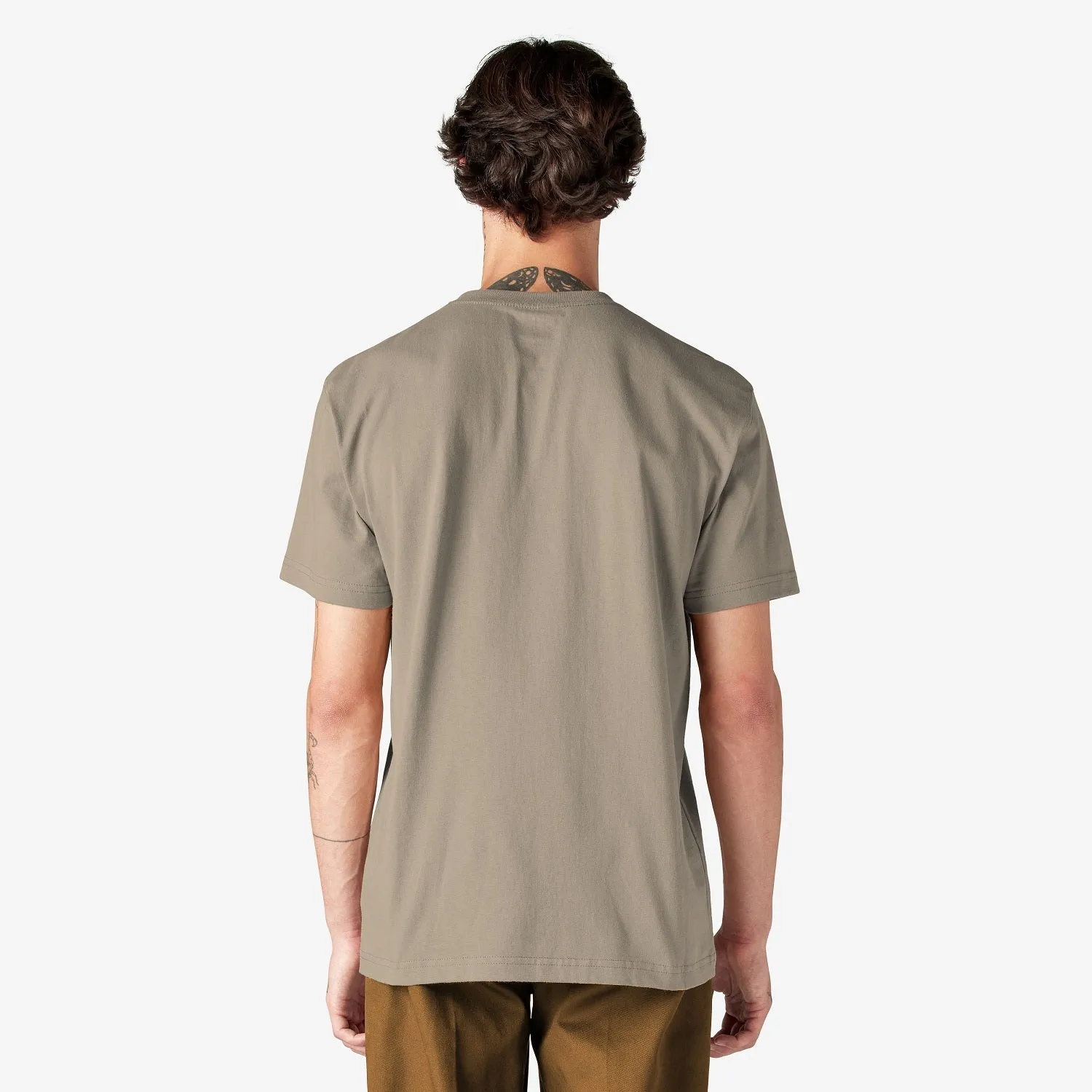 Dickies Men's Heavyweight Short Sleeve Pocket T-Shirt_Desert Sand