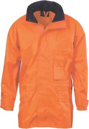 DNC 3873  Hi Vis Breathable Rain Jacket