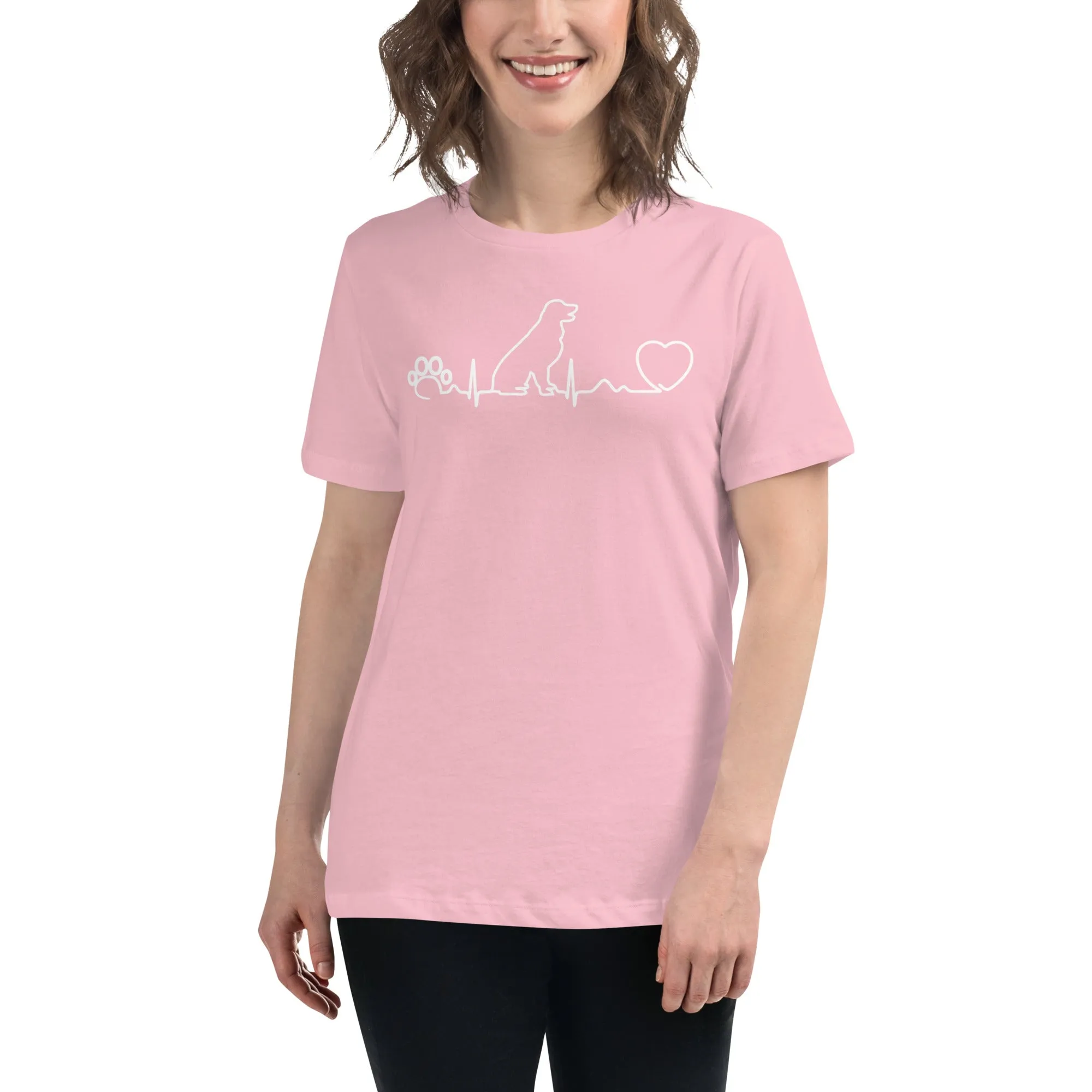 Dog heartbeat Women's Relaxed T-Shirt