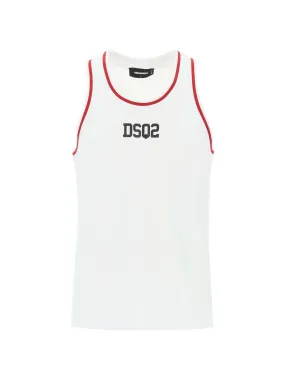 DSQ2 Trimmed Cotton Tank