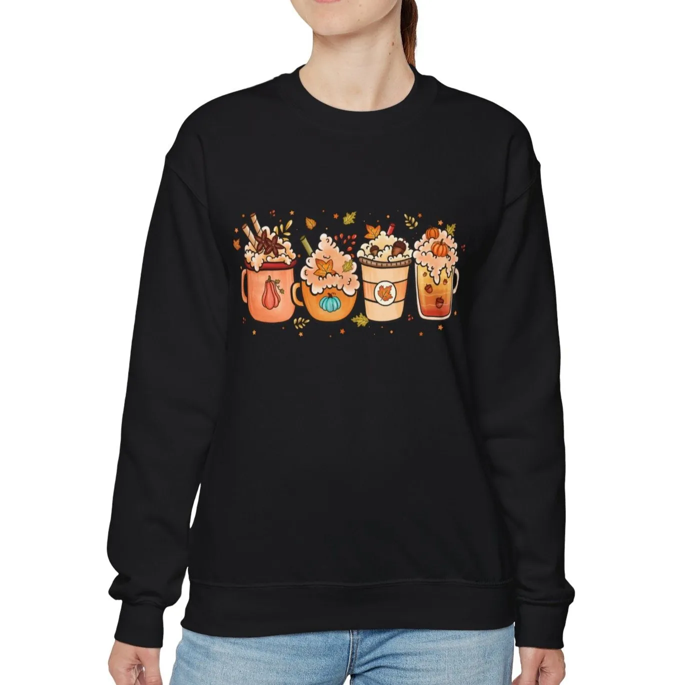 Festive Fall Drinks Sweatshirt