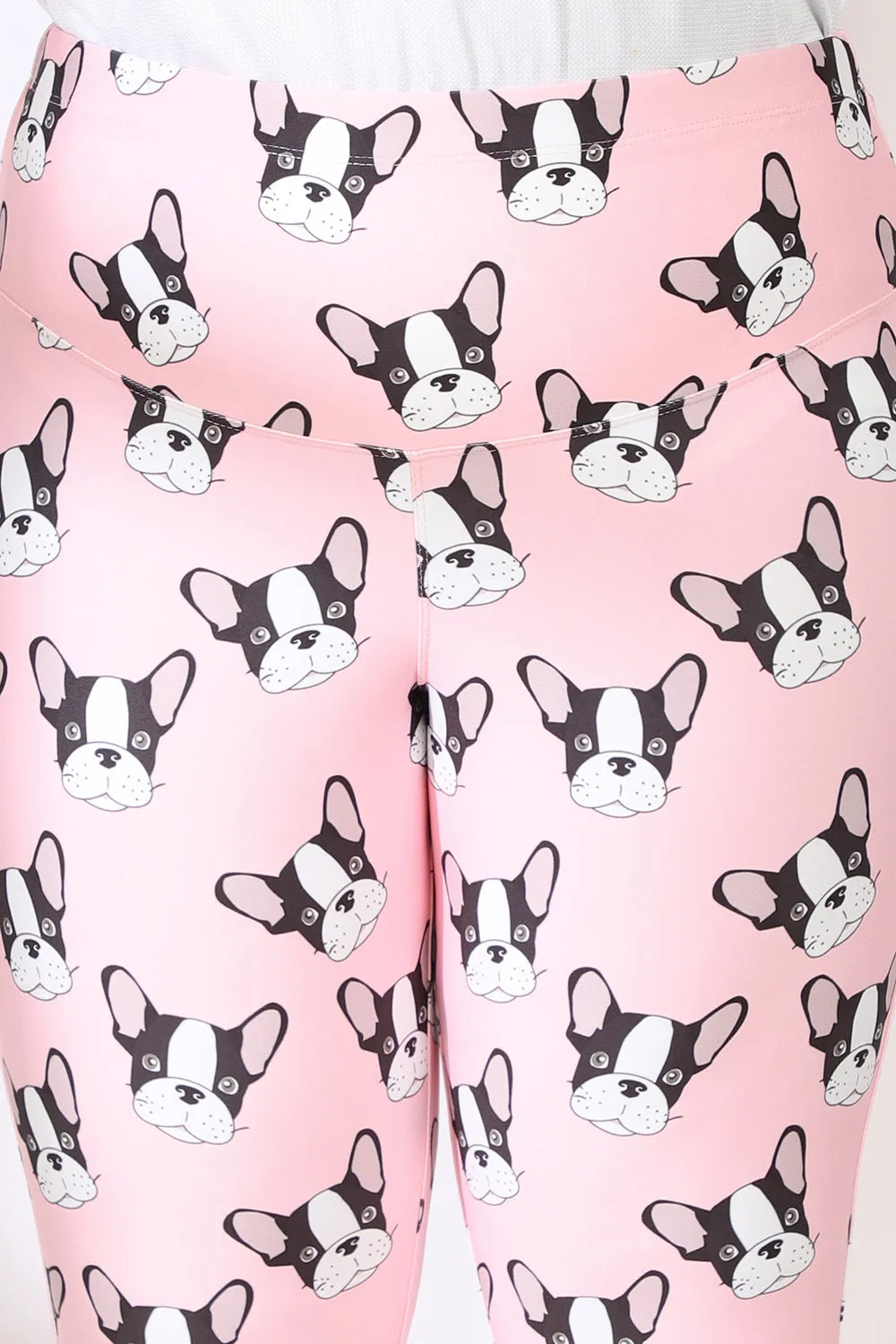 French Bulldog Tummy Shaper Printed Leggings