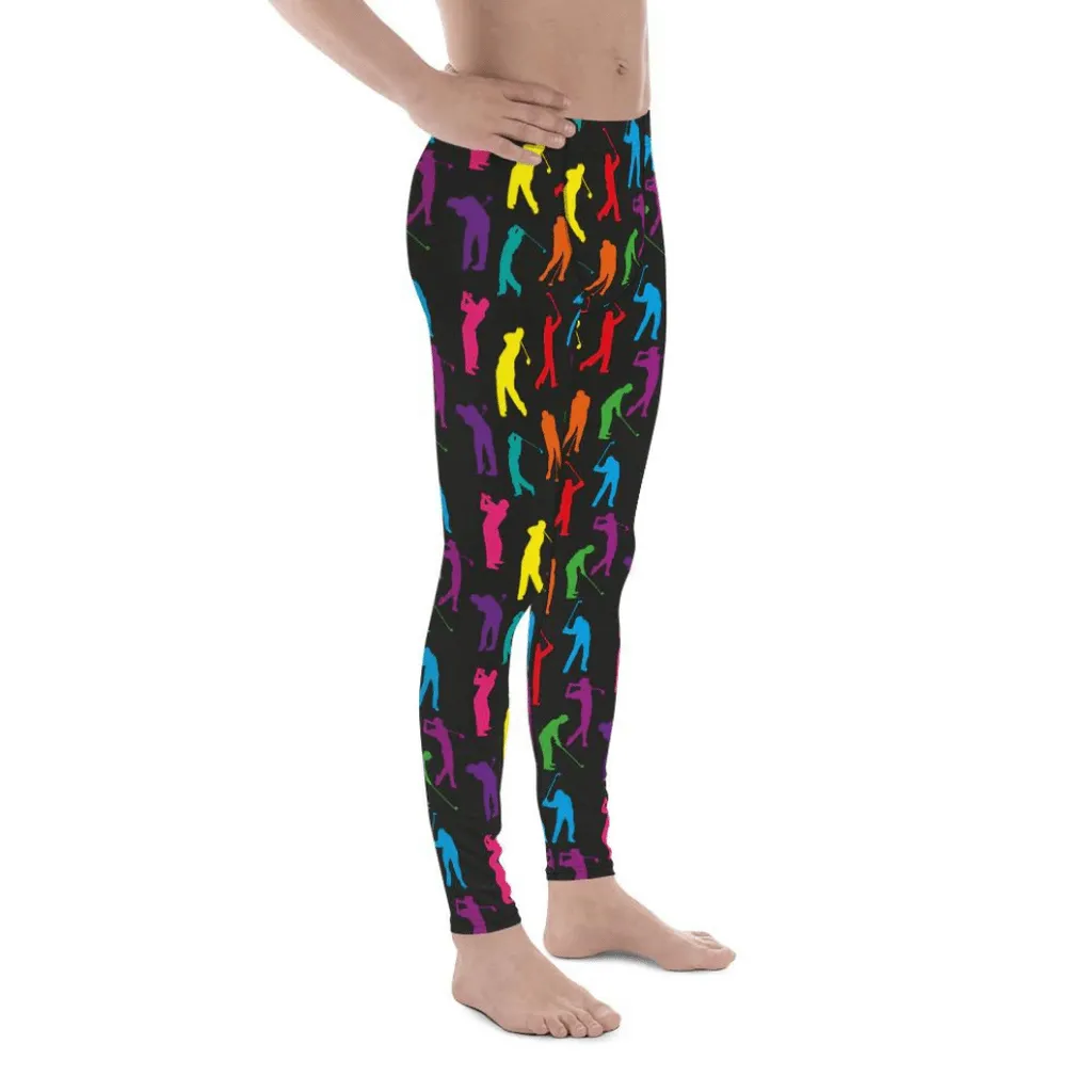 Golfer Pattern Men's Leggings