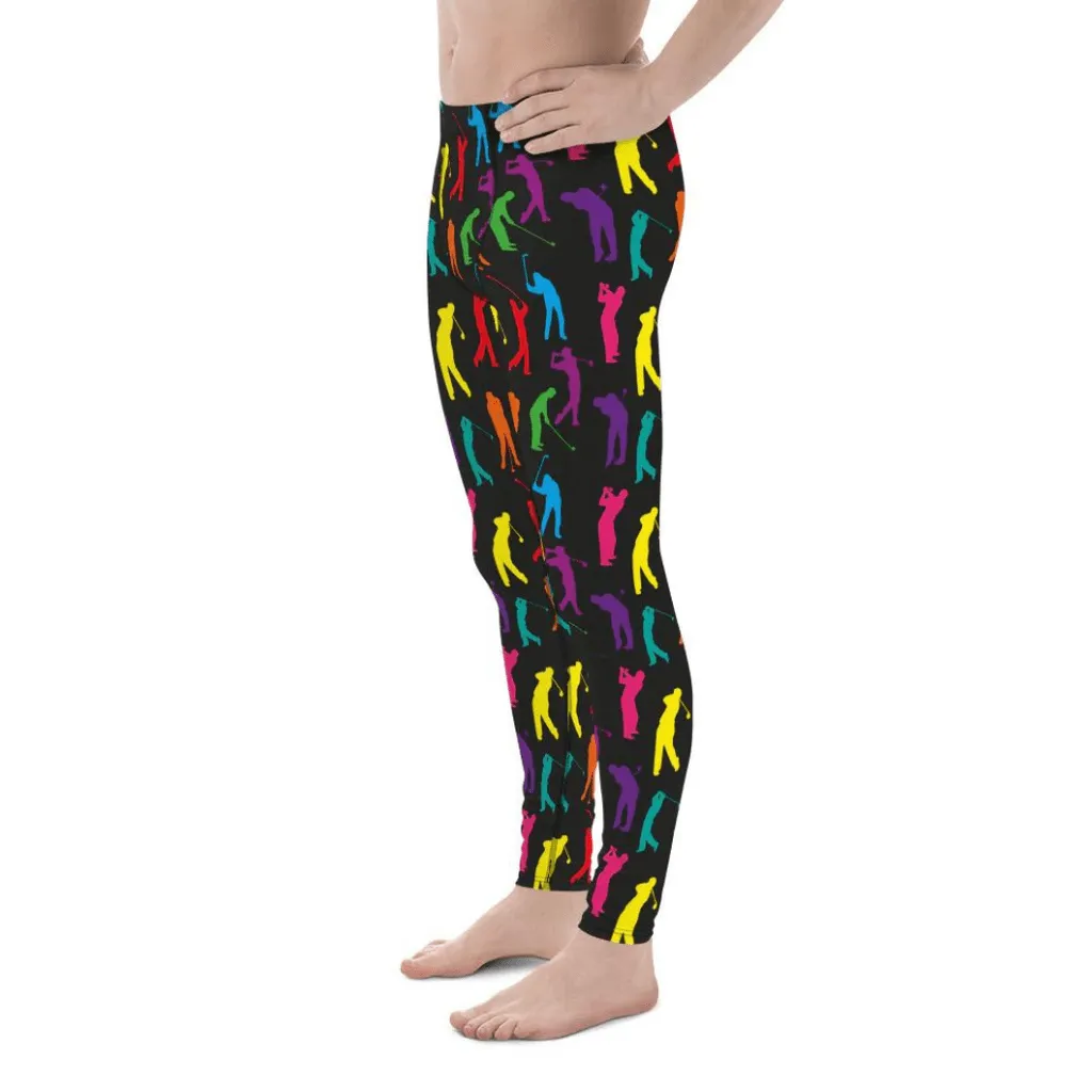 Golfer Pattern Men's Leggings