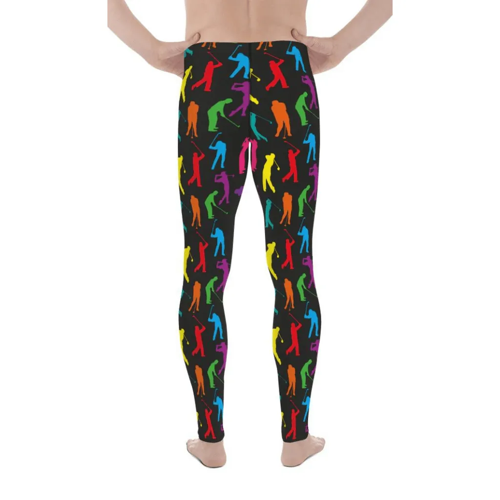 Golfer Pattern Men's Leggings