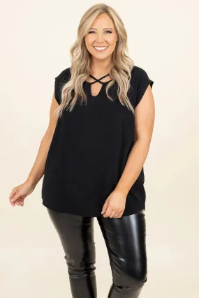 Graceful Side Top, Black