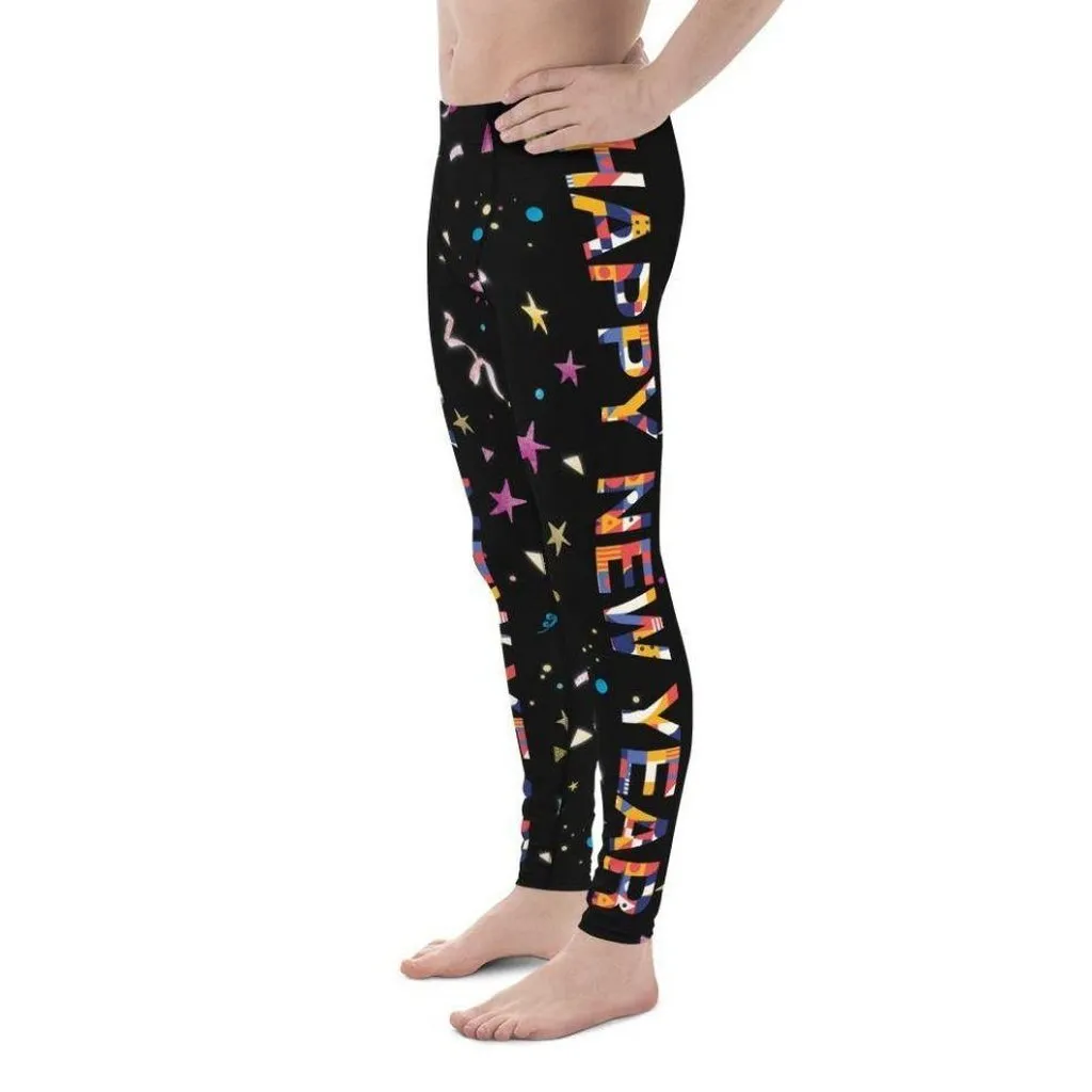 Happy New Year Men's Leggings