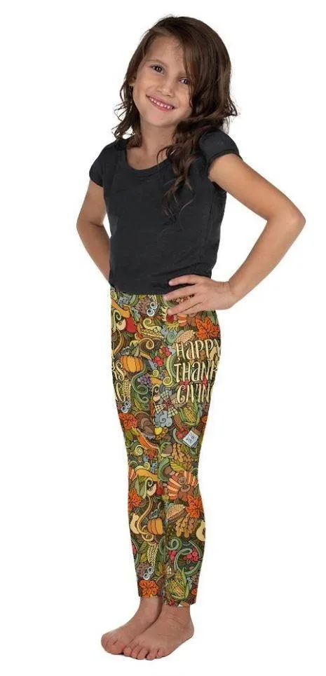 Happy Thanksgiving Kid's Leggings