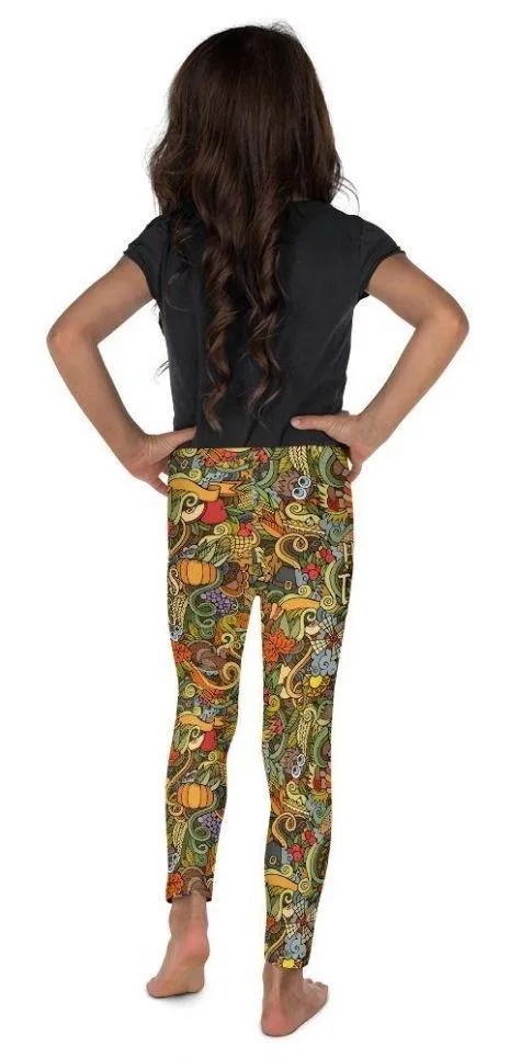 Happy Thanksgiving Kid's Leggings