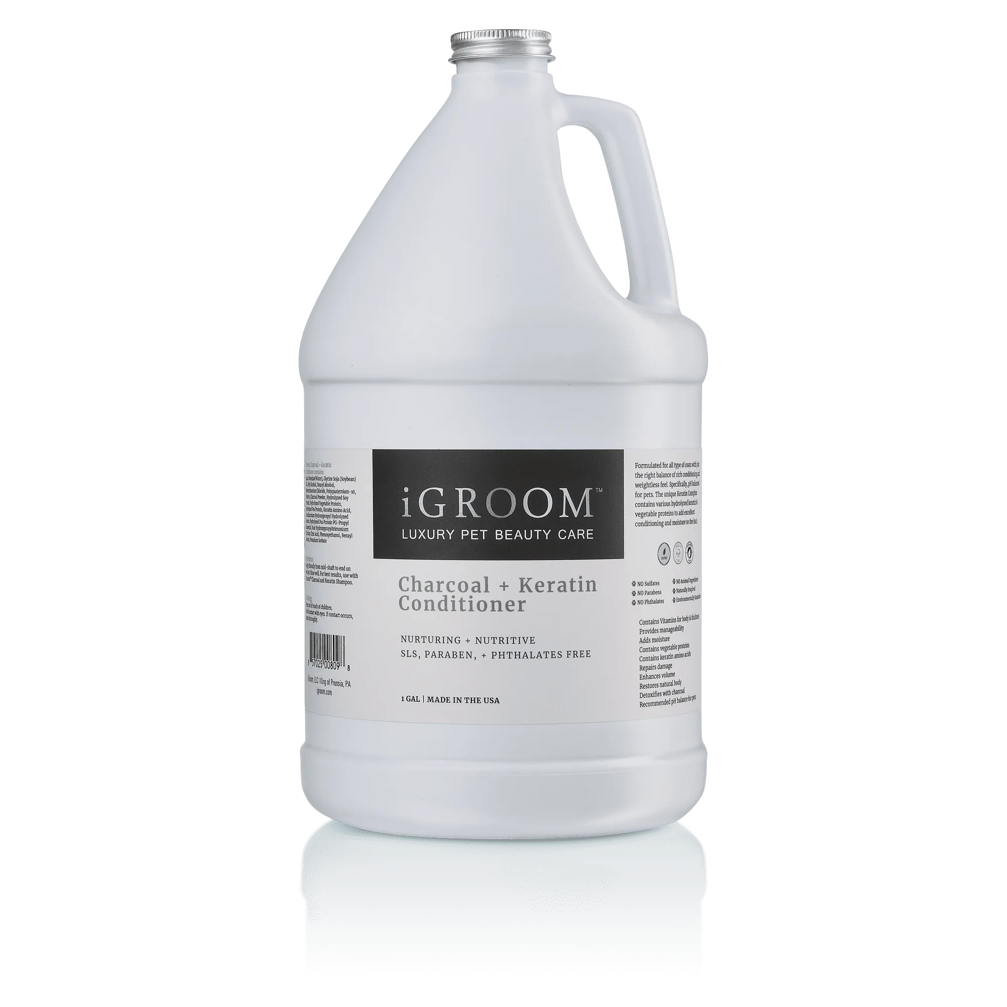 iGroom Charcoal & Keratin Condtioner - Gallon