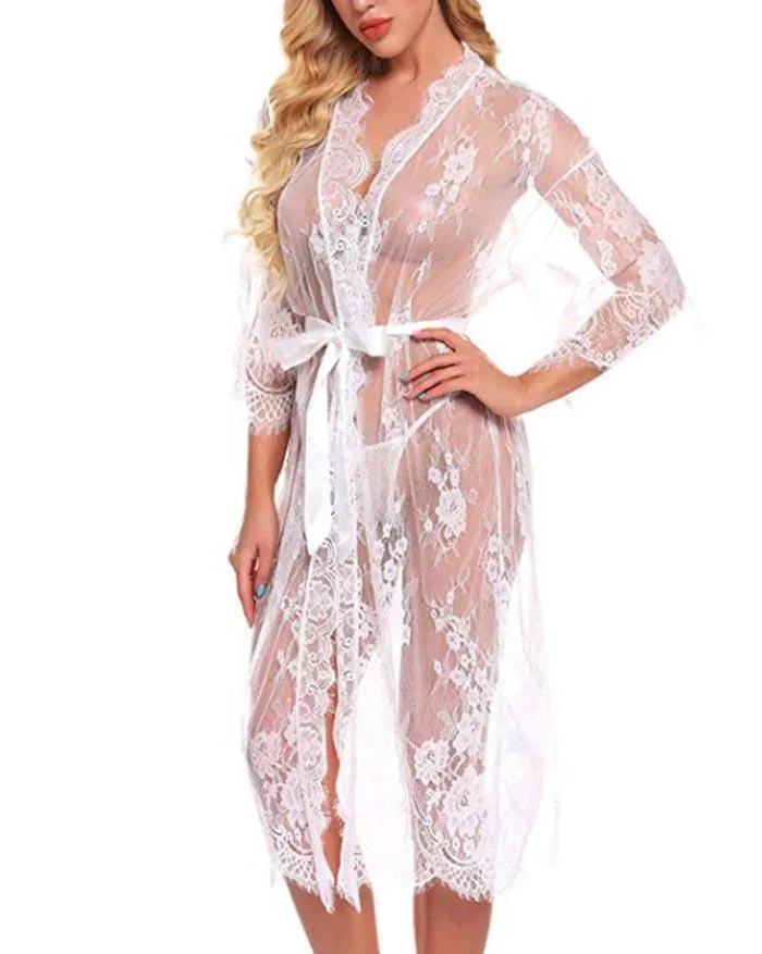 Lace Evening Graceful A-Line Dress