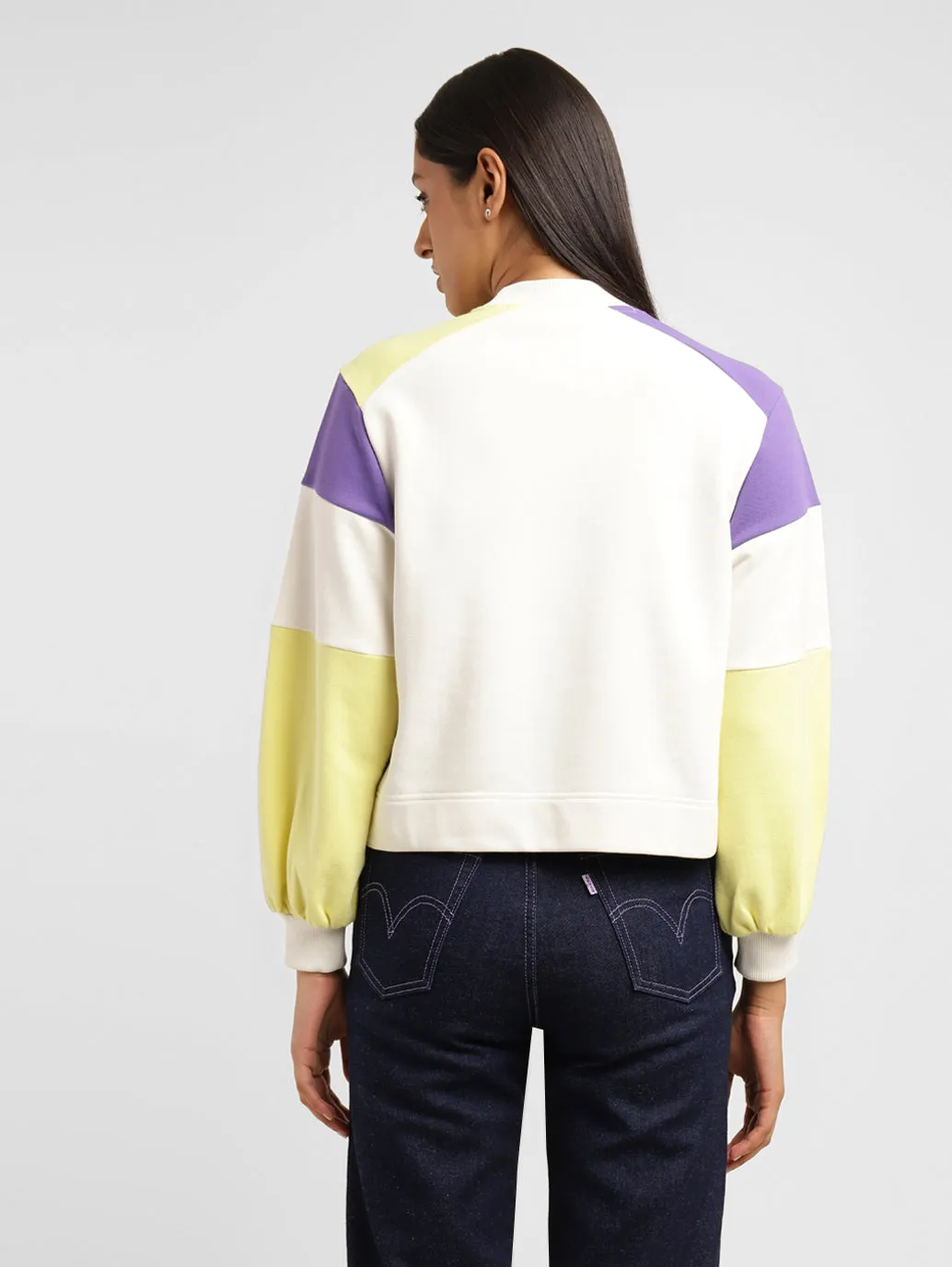 Levi's x Deepika Padukone Colorblock Crew Neck SweatShirt