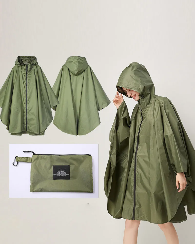 Lightweight Breathable Poncho Rain Coat