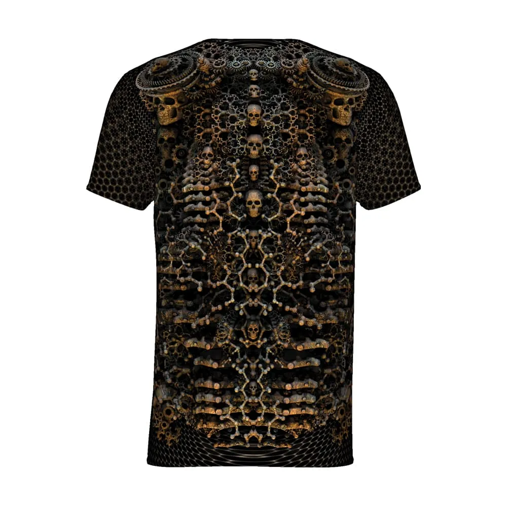 Mens Rave Shirt | Psy Clothing | Sacred Geomery Shirt | Fractal Shirt | Biochem 2.0 (TS)