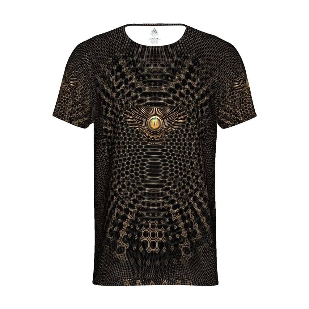 Mens Rave Shirt | Psy Clothing | Sacred Geomery Shirt | Fractal Shirt | Set & Setting (TS)