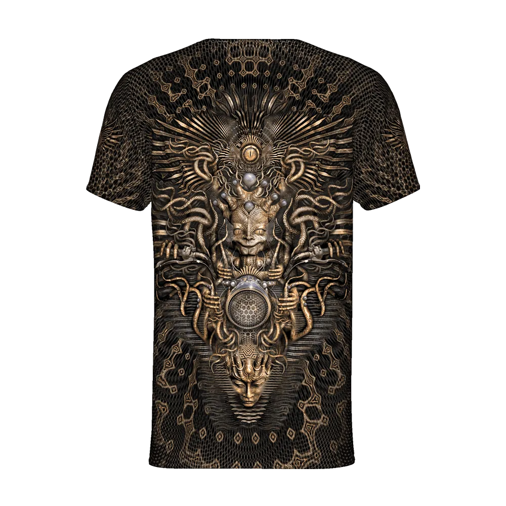 Mens Rave Shirt | Psy Clothing | Sacred Geomery Shirt | Fractal Shirt | Set & Setting (TS)