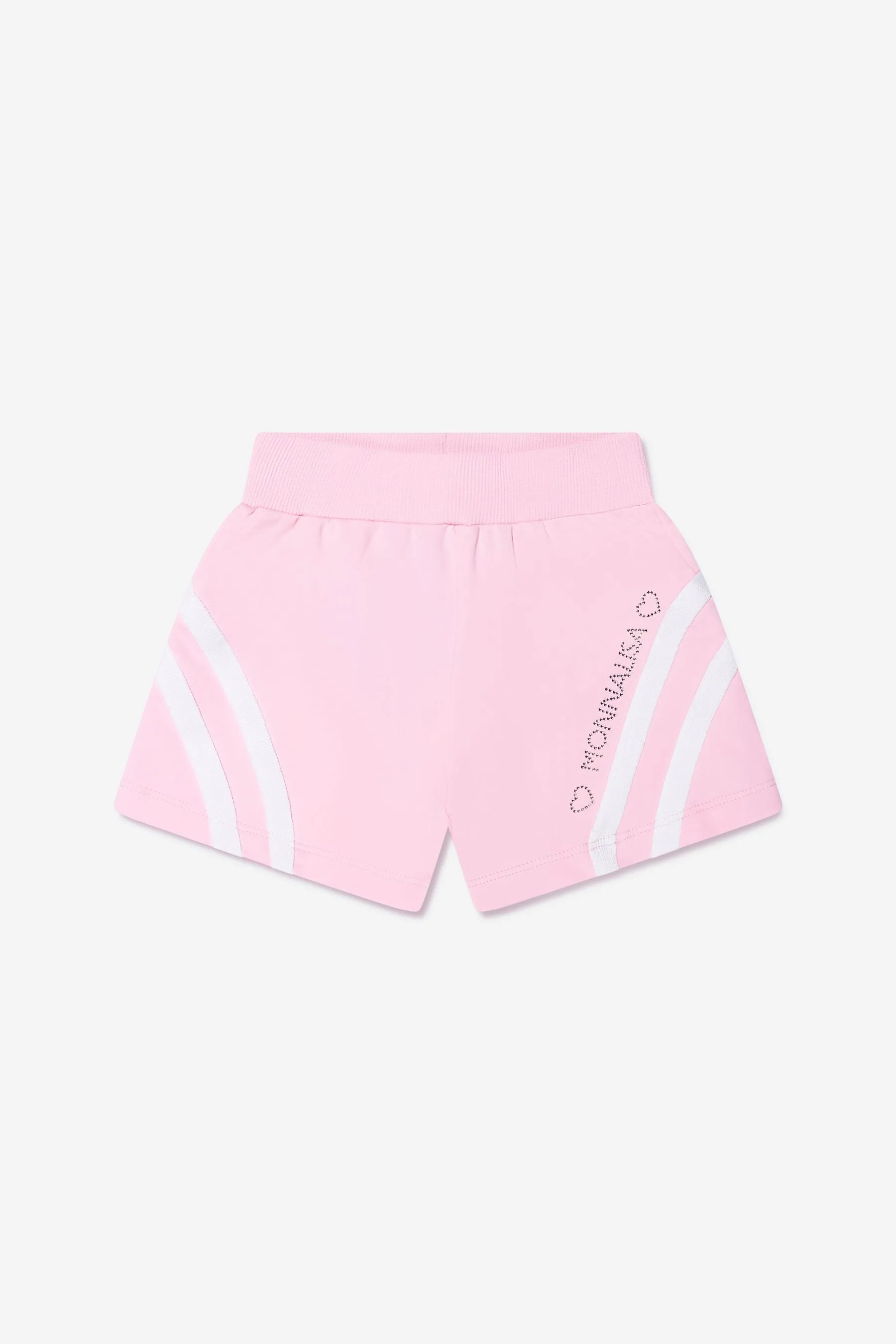 Monnalisa Girls Sporty Sweat Shorts In Pink