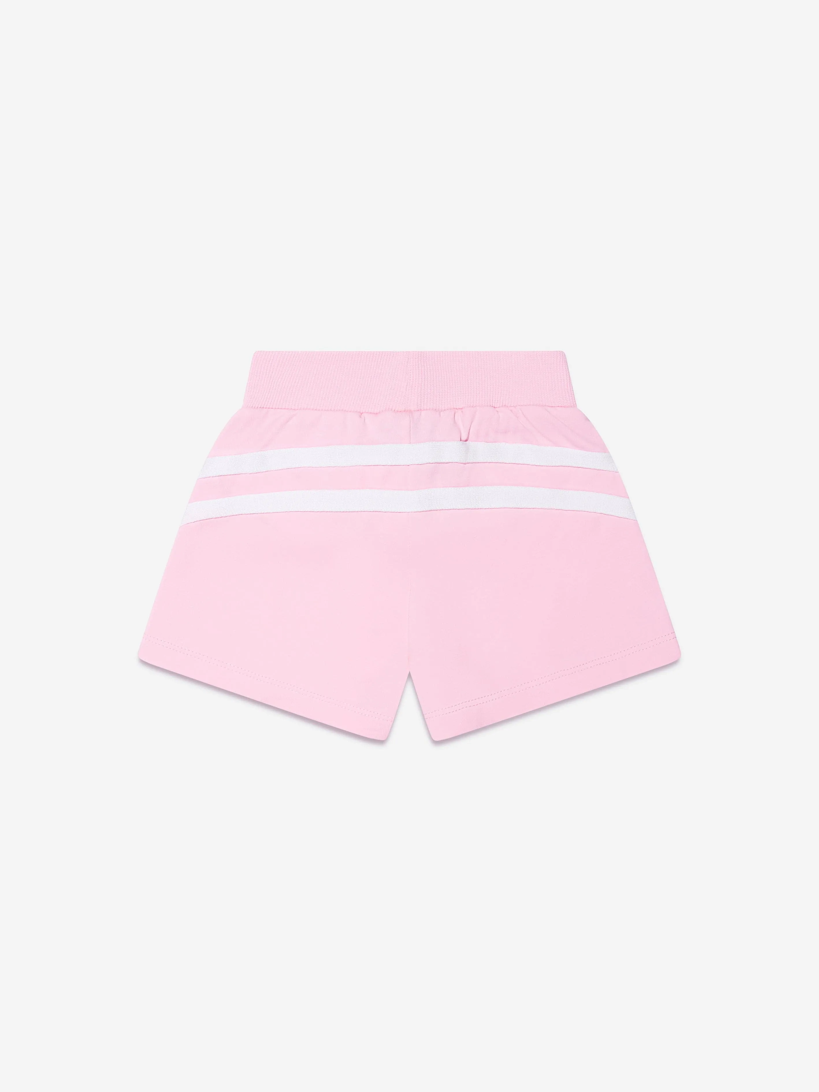 Monnalisa Girls Sporty Sweat Shorts In Pink