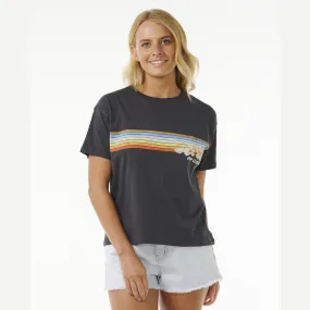 Rip Curl Womens Hoffman Relaxed Fit Short Sleeve T-Shirt