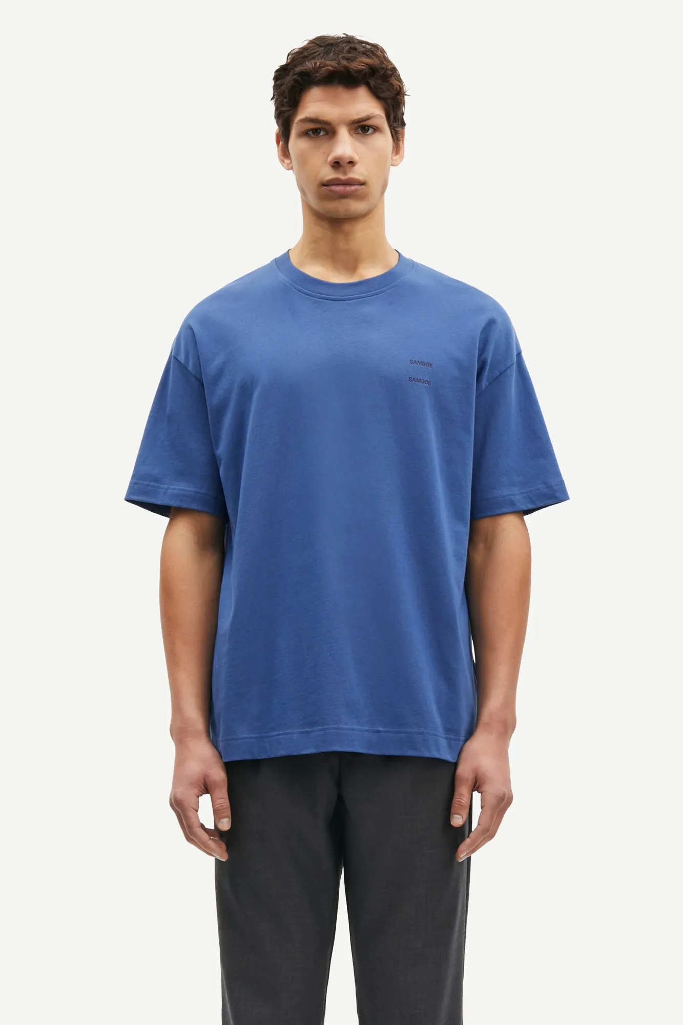 Samsoe samsoe joel t-shirt 11415 true navy