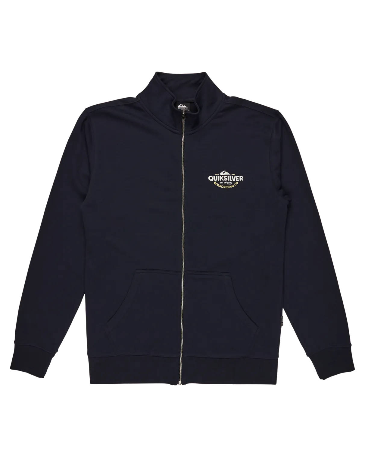 Simple Surf Full Zip Sweatshirt in Dark Navy