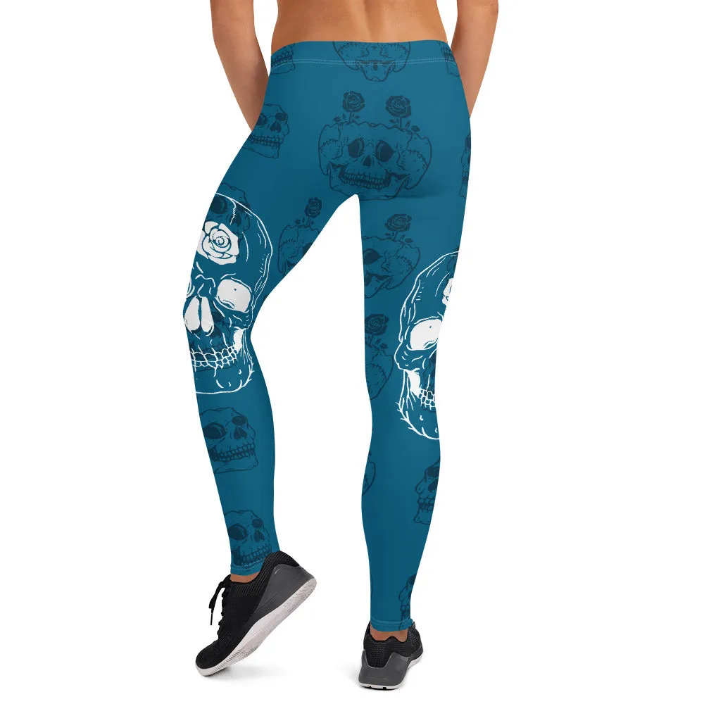 Skull Rose Hidden Leggings