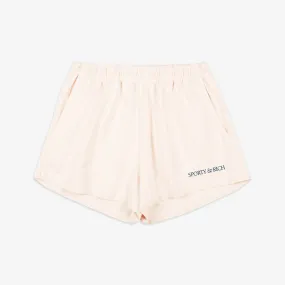 SPORTY & RICH | WMN'S H&W CLUB DISCO SHORT { CREAM/NAVY