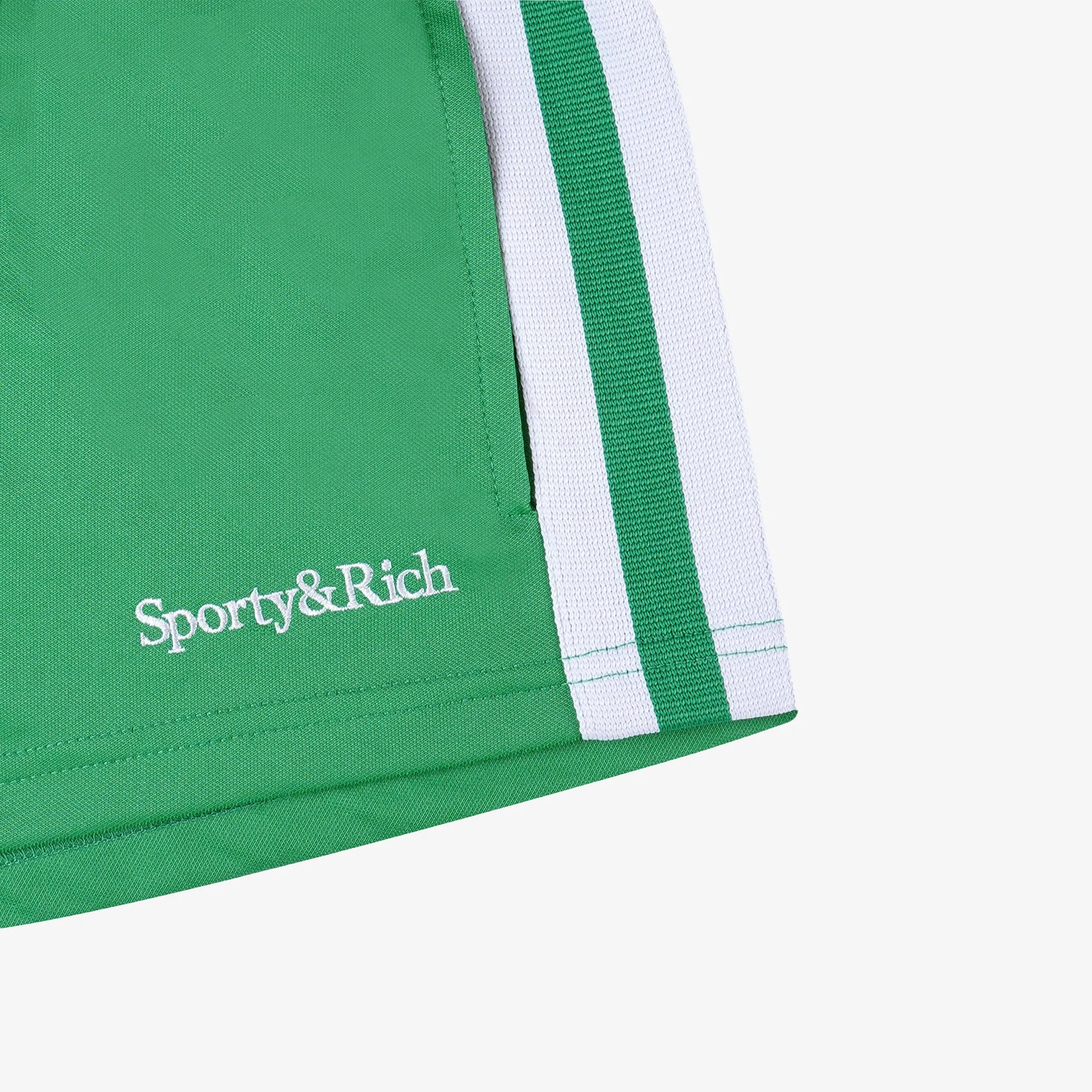 SPORTY & RICH | WMN'S SRHWC DISCO SHORT { VERDE/WHITE