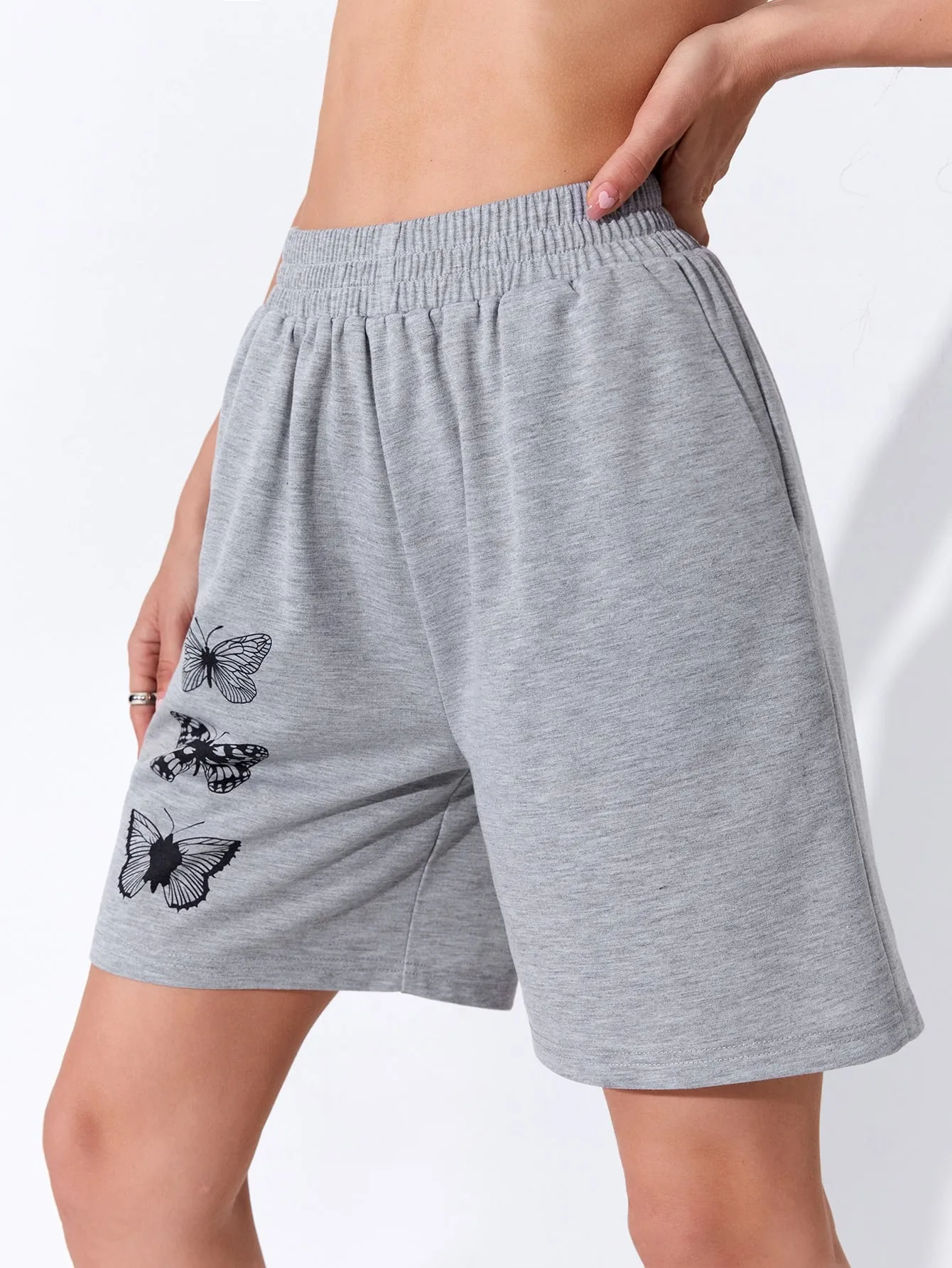 Sporty Animal High Waist Women Shorts