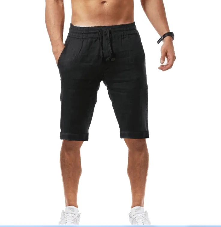 Sporty Linen Shorts