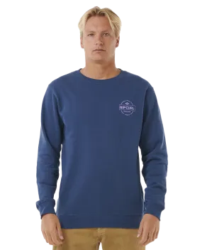 Stapler Sweatshirt in Washed Navy