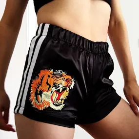 TIGER SILKY SPORTY SHORTS