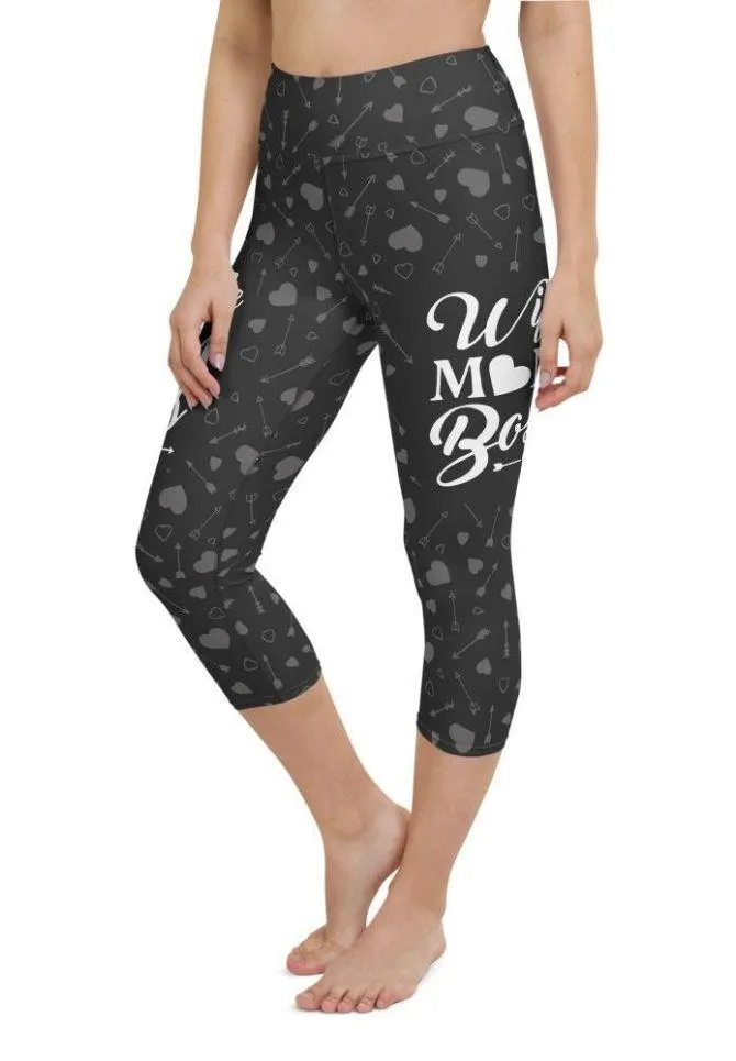 Wife Mom Boss Yoga Capris