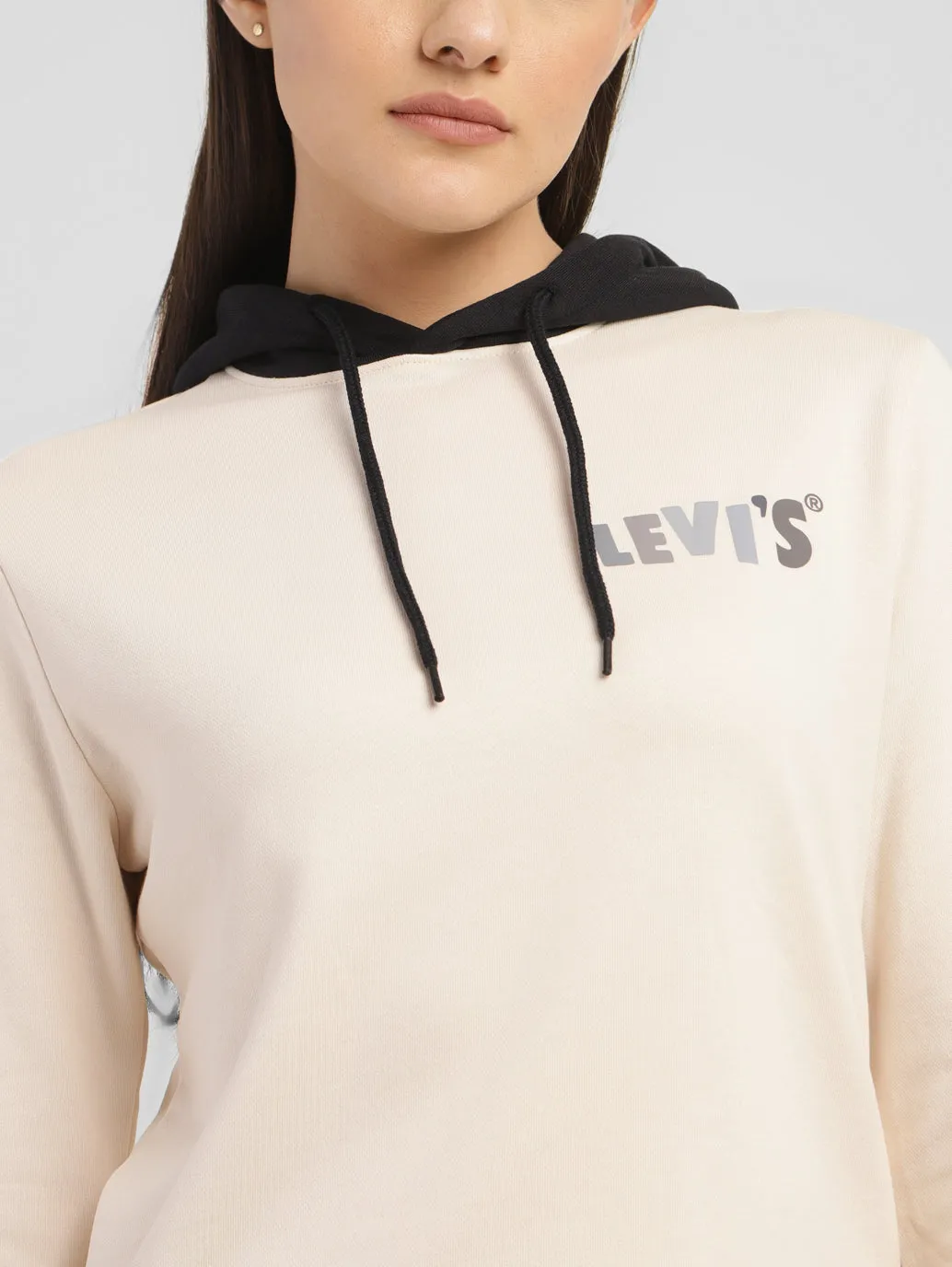 Women's Brand Logo Hooded Sweatshirt